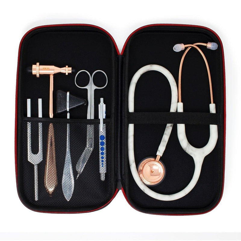 MDF® ProCardial® Titan Erwachsenen Kardiologie Stethoskop +Etui -Schwarz/  Gold – Offizielle Website von MDF Instruments Germany